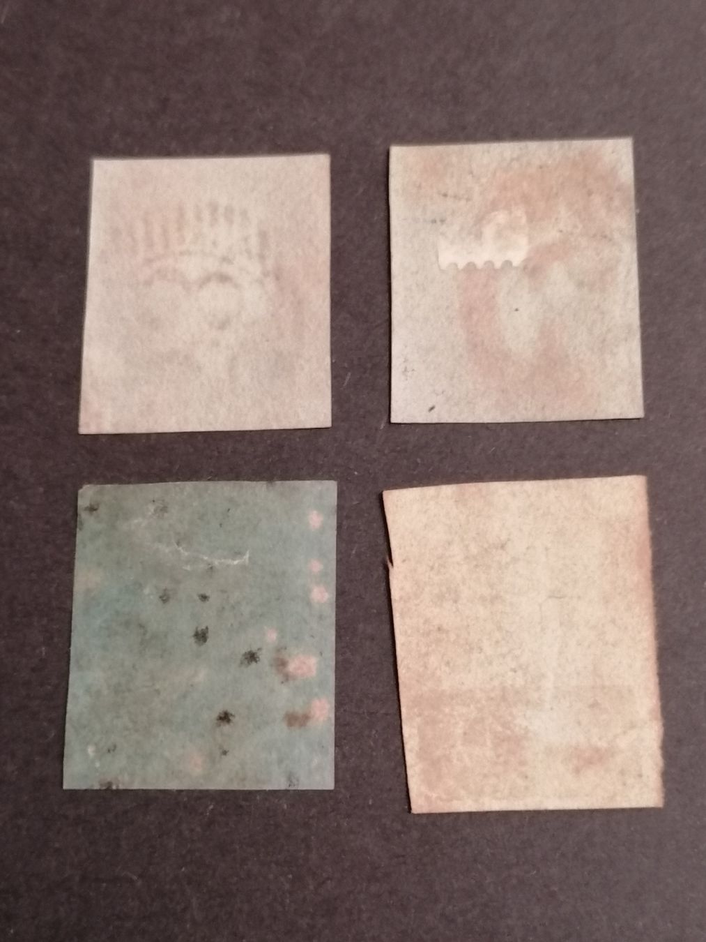 Tutti i francobolli: 4mal One Penny red 1841  – Usato da Happerswil venduto da tschergi 1