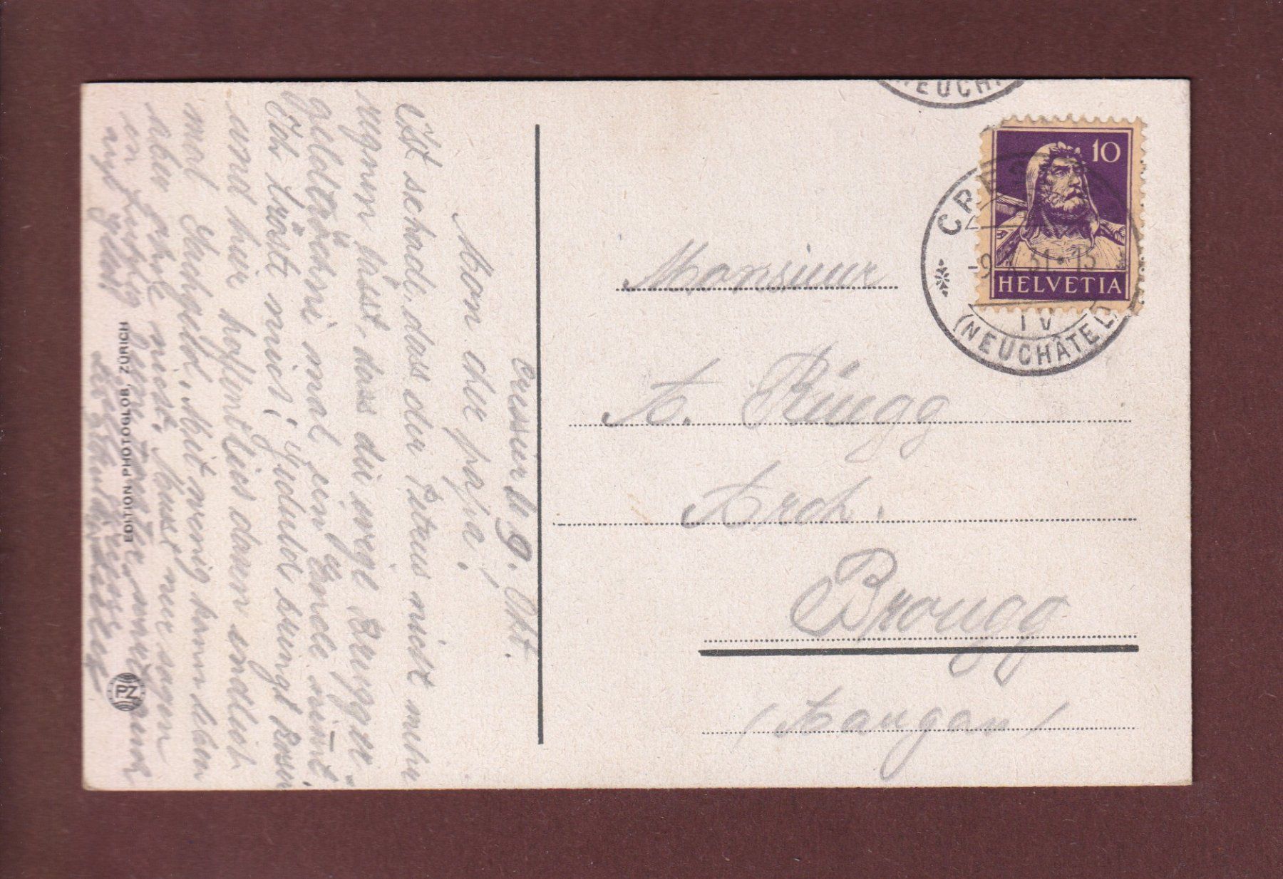 Ansichtskarten: MURTEN - Ringmauer - 1931 – Gebraucht aus Pully von nicecards 1