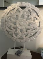 Dekoobjekt Holz Ornament weiss
