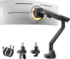 Monitor Halterung Gasfeder 17-40 Zoll USB