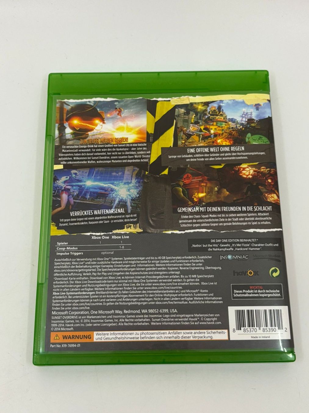 Spiele: Sunset Overdrive (XBOX ONE) – Gebraucht aus Herisau von Seyashop1 2