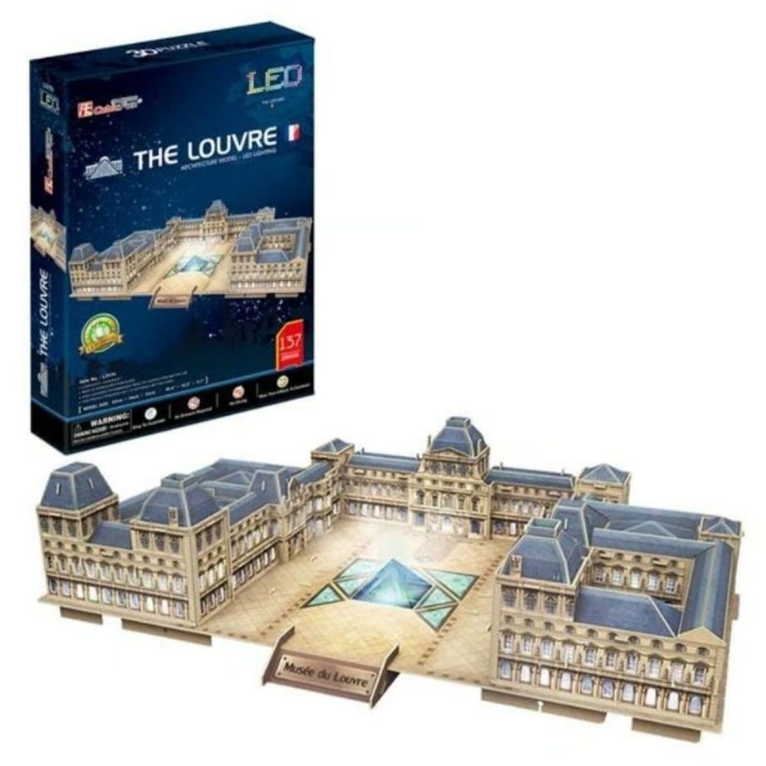 Puzzle: Puzzles 3D avec Led The Louvre – Nuovo e nell'imballaggio originale da Le Lignon venduto da krystal1 1