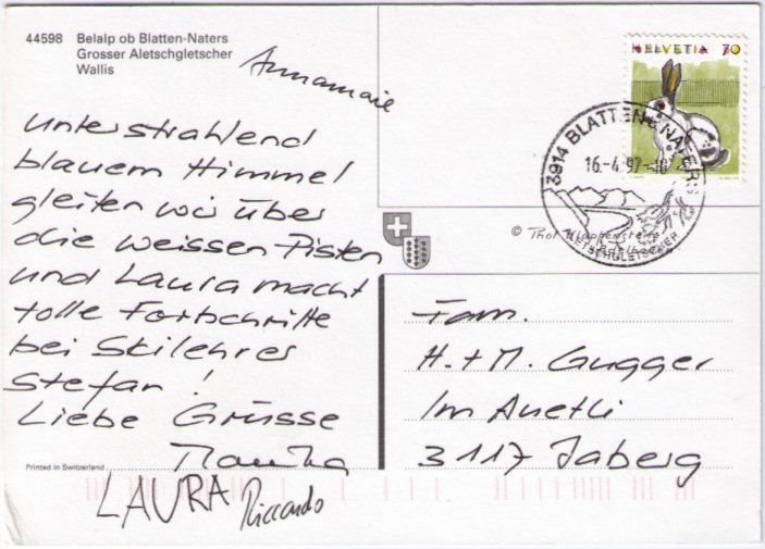 Cartes postales: Belalp – D'occasion à Binningen par Mountainrider 1