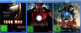 Iron Man Trilogie 1-3 (2008-13) Robert Downey Jr./3-Blu-rays