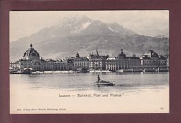 LUZERN - Bahnhof - Post - Pilatus