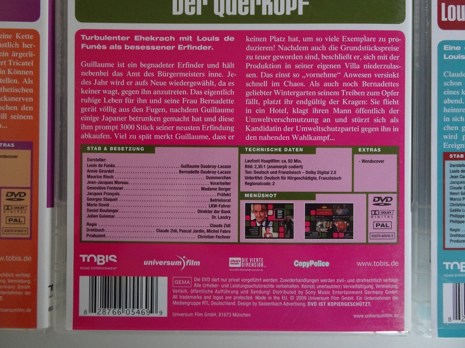Alle DVDs: Louis de Funès Collection Box No.1 – Gebraucht aus Schenkon von Movieplanet 7