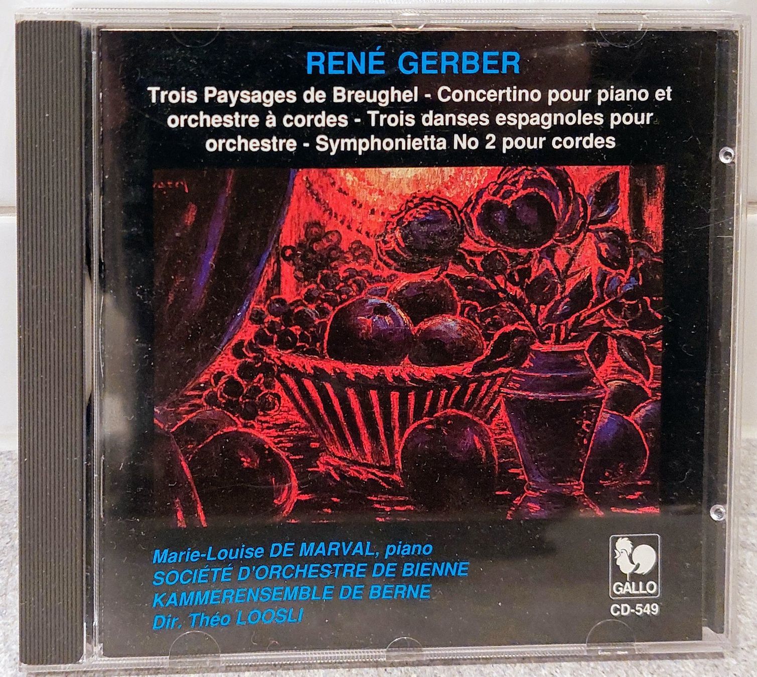 CDs: CD - René Gerber - Marie-Louise De Marval piano – Gebraucht aus Allmendingen b. BE von MMC-MuMeCo