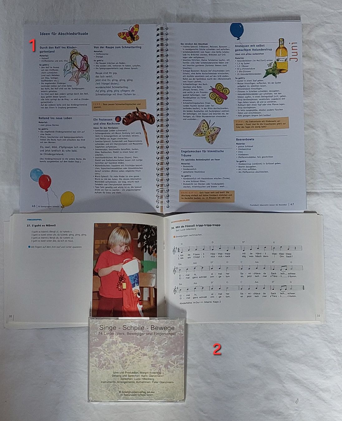 Bücher: 4 Bücher/Hefter Singen, Spielen, Verse... – Gebraucht aus Uitikon Waldegg von Smeragol 3