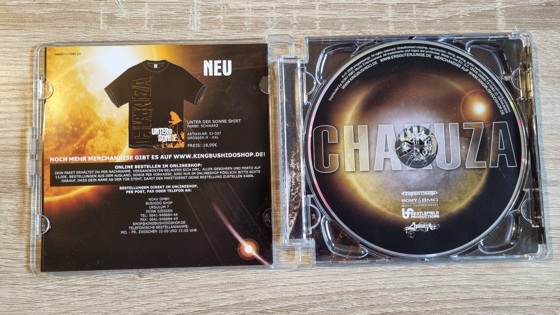 CD: Chakuza - Unter der Sonne – Usato da Hagenbuch ZH venduto da lecterr55 1