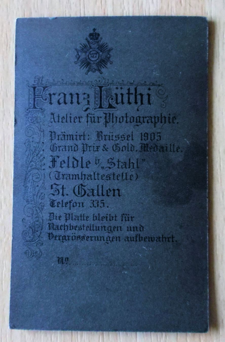 Poster & Bilder: Franz Lüthi Feldle-St. Gallen 1905 – Gebraucht aus Uffikon von Semo2 2