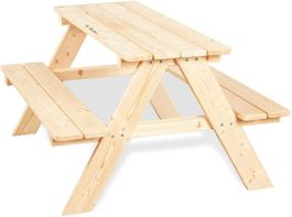 Kindersitzgruppe Holz Picknicktisch 4er Outdoor
