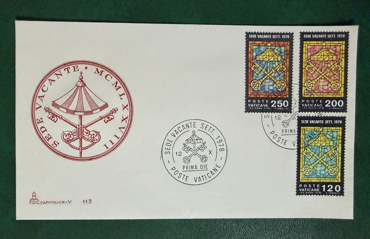 Alle Briefmarken: 3 FDC Vatican – Gebraucht aus Petit-Lancy von Solcarm 1