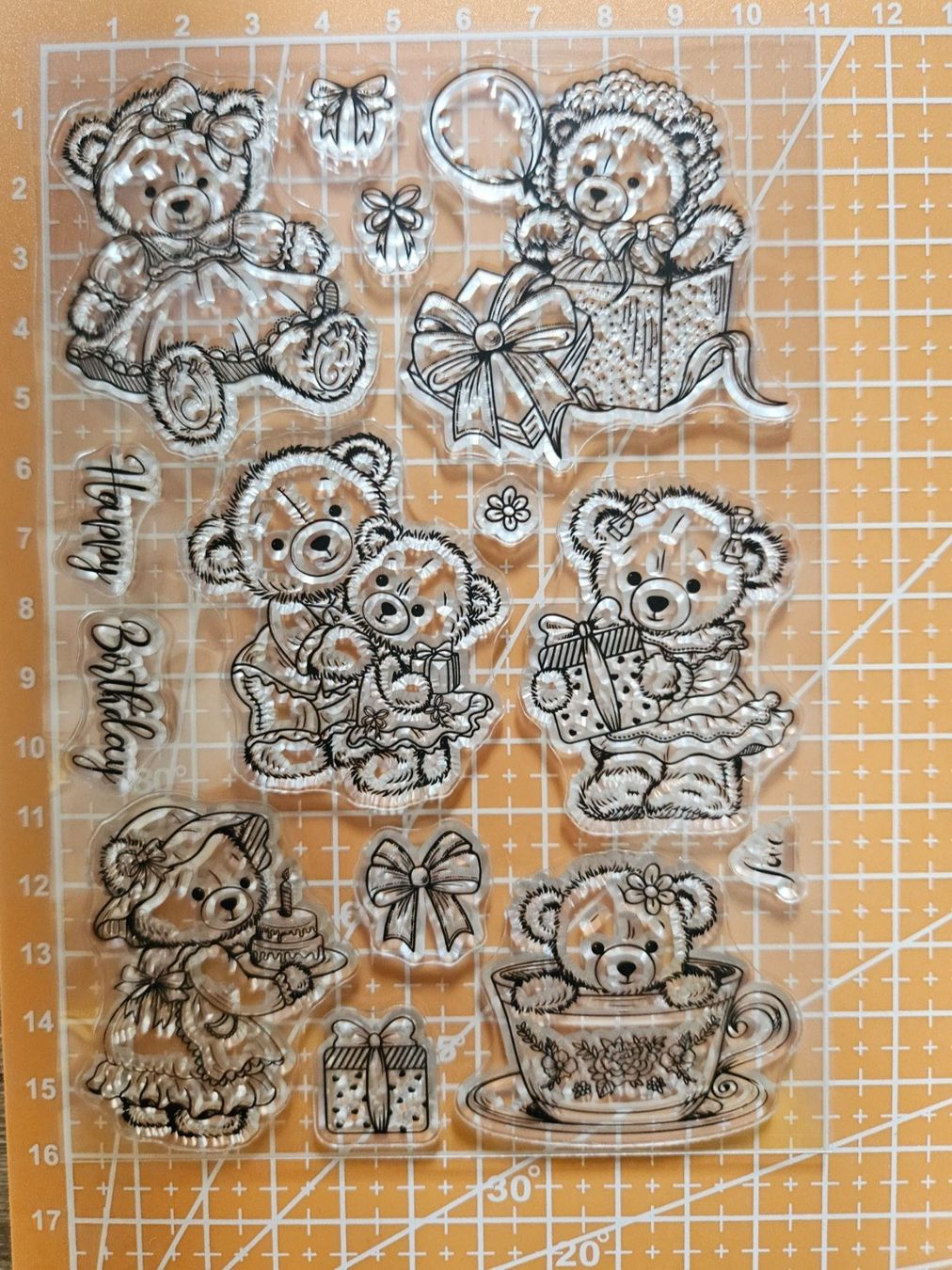 Timbri: Silikonstempel Nr.777, Bär, Teddybär – Nuovo e nell'imballaggio originale da Gretzenbach venduto da Fliegepilz56 1