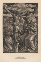 Antik Druck 1891 - Hans Baldung Grien, Christus am Kreuz