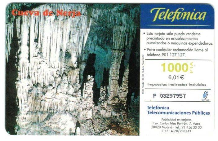 Schede telefoniche: Telefonkarte Spanien CP-196 Nerja – Usato da Zürich venduto da tol_b7c7 1
