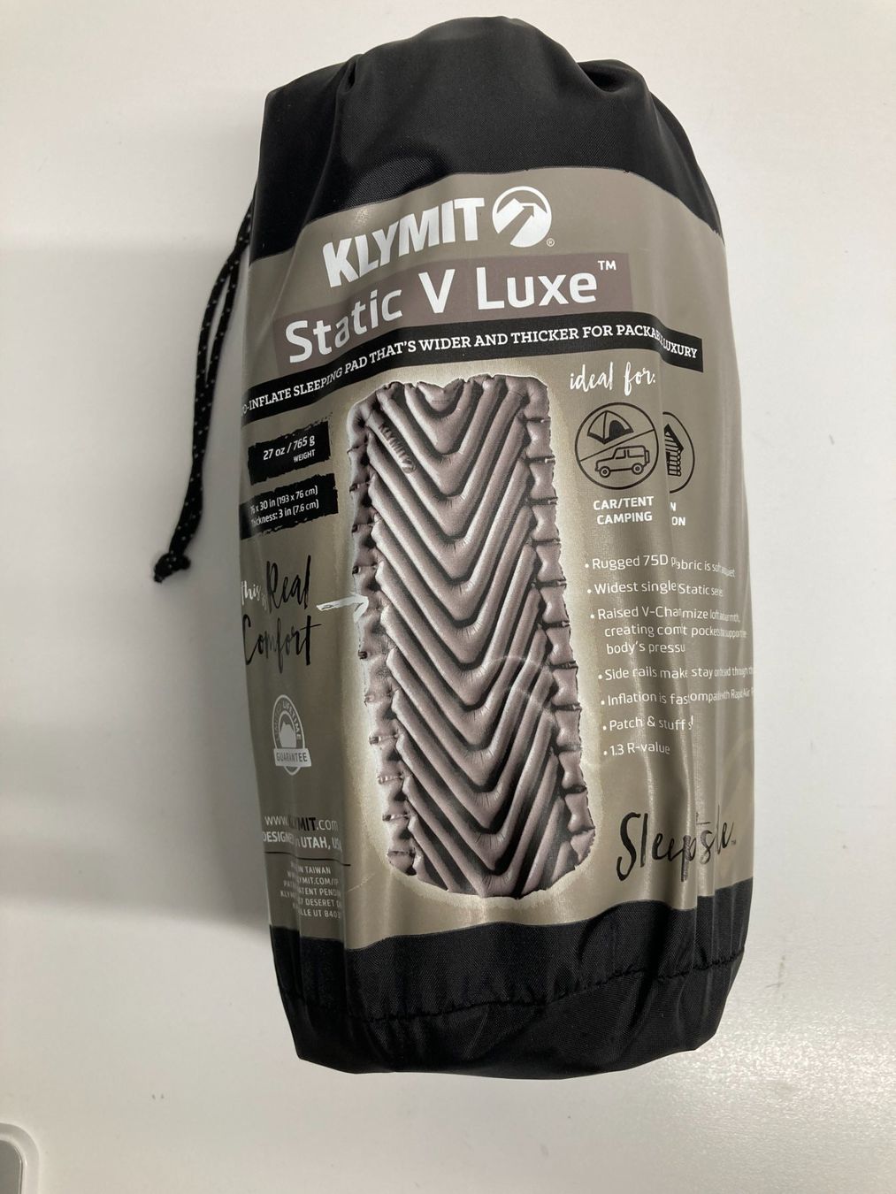 Materassi: Klymit - Static V Luxe - Isomatte Campingmatte – Nuovo (secondo la descrizione) da Bottighofen venduto da Haebs