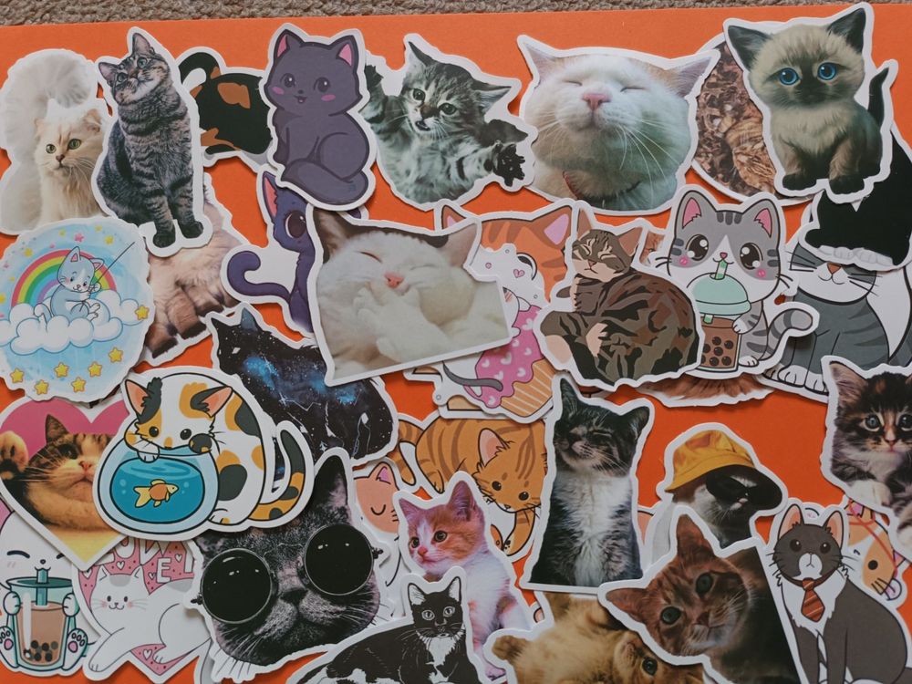 50x Katzen Sticker | Kaufen auf Ricardo
