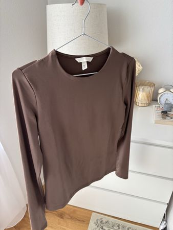 NEW - Top Blouse in Brown Size M NP: 39.-