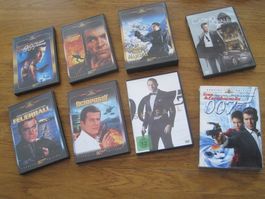 James Bond Die Besten 8 Filme  DVD LOT