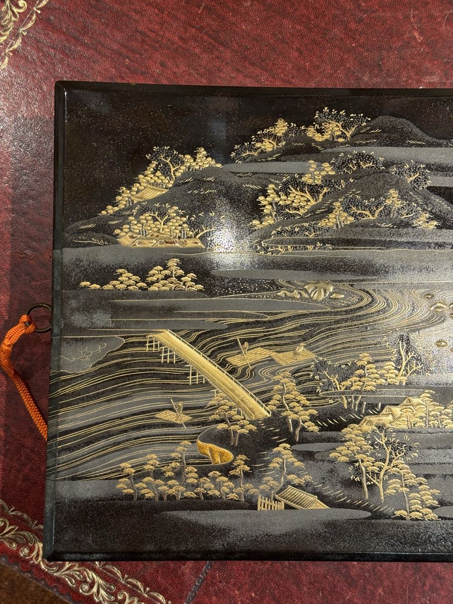 Barattoli: Antike Lack-Dokumentenbox, Japan, um 1900 – Usato da Zofingen venduto da GrosisWonderkeller 4