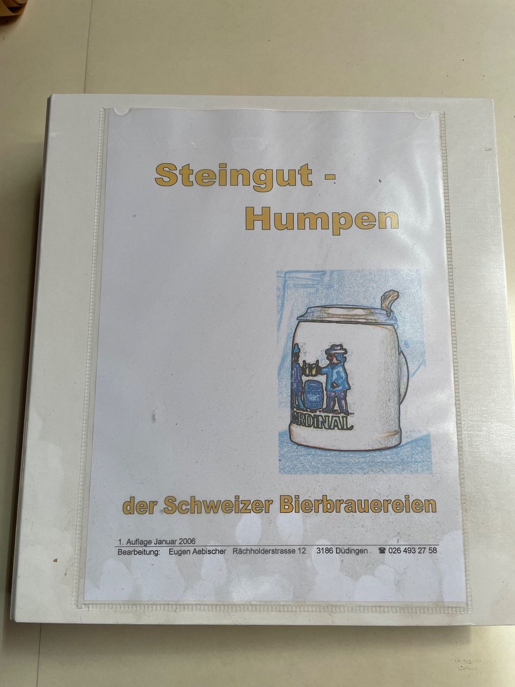 Bücher: Steingut Humpen Katalog Schweiz – Gebraucht aus Giubiasco von Boboviola