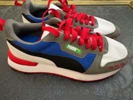 Puma Sneakers Uomo – Taglia 40 – Nuove – Blu/Rosse/Bianche