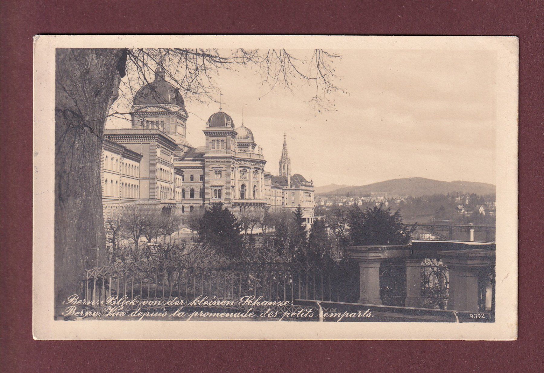 Cartoline postali: BERN - Bundespalast - 1922 – Usato da Pully venduto da nicecards