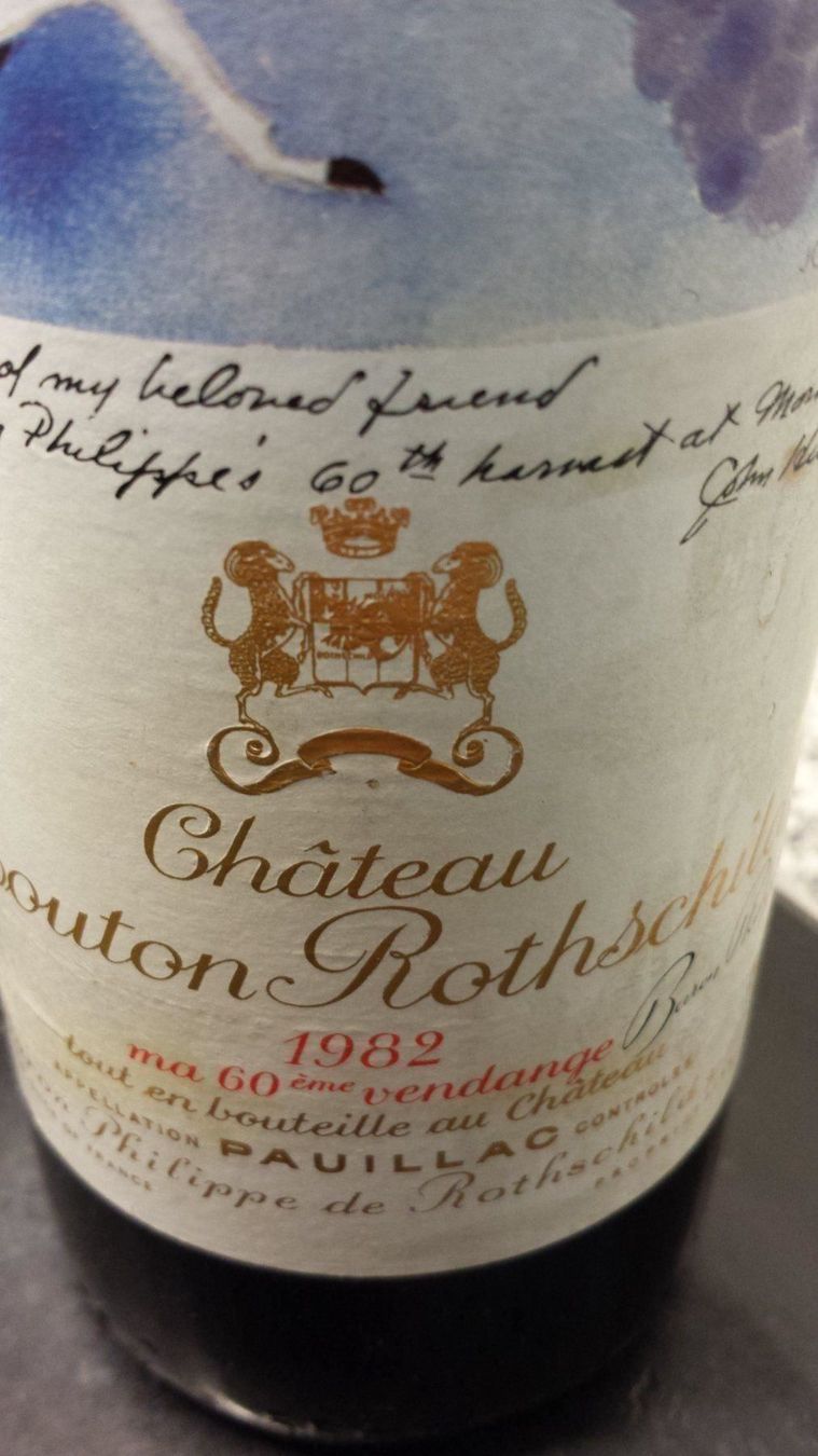 Mouton Rothschild Vino: Chateau Mouton Rothschild 1982 – Nuovo (secondo la descrizione) da Grenchen venduto da poggione 4