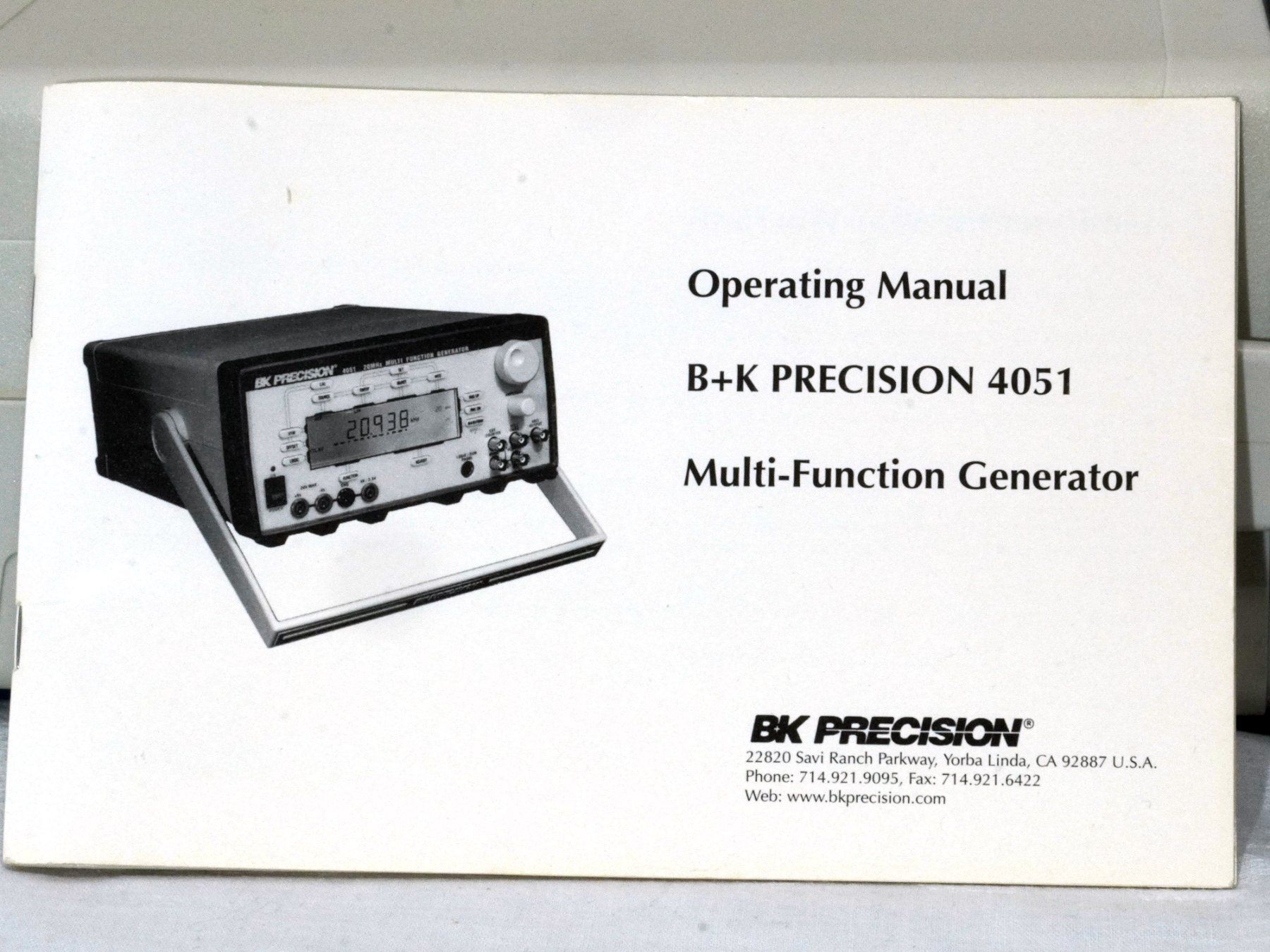 Messen: BK Precision Multi Function Generator Model 4051 – Gebraucht aus St. Gallen von  4