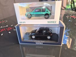 Lot Citroën saxo vts et peugeot 205 griffe 1:43