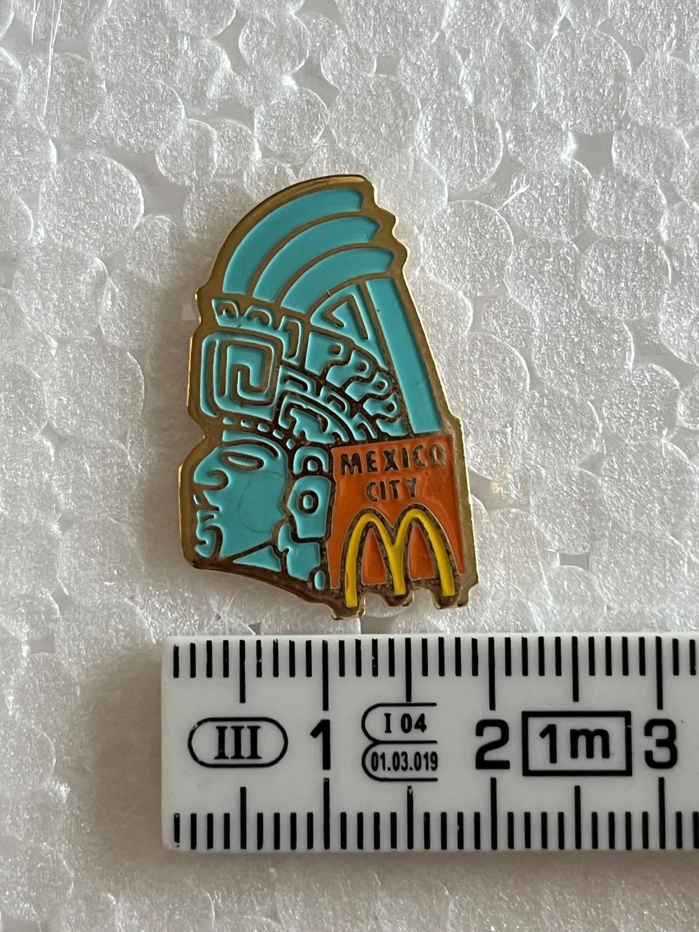 Mc Donald's Placchette & Badge: Sammel-Pin: McDonald's Mexico City – Usato da Zürich venduto da Gurkis 1