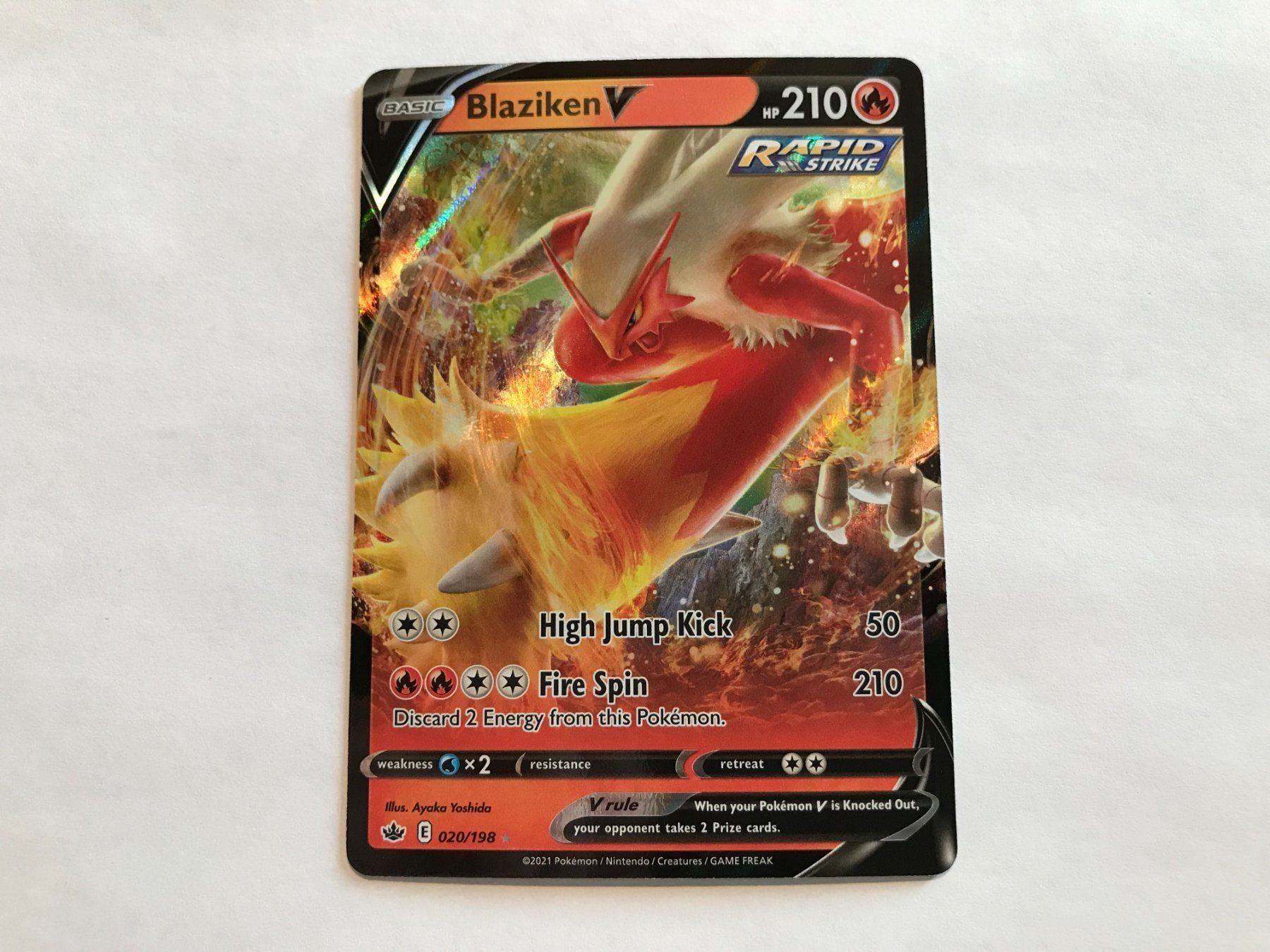 Pokémon Carte collezionabili: Blaziken V EN – Usato da Hagendorn venduto da Pokecollectorch 1