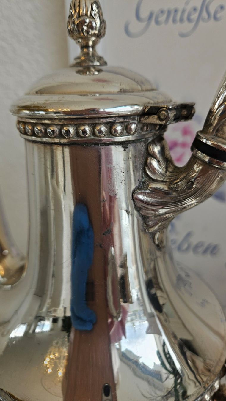 Geschirrsets: Edles versilbertes Kaffee-/ Teeservice Vintage 3tlg. – Gebraucht aus Gossau ZH von Goes05 7