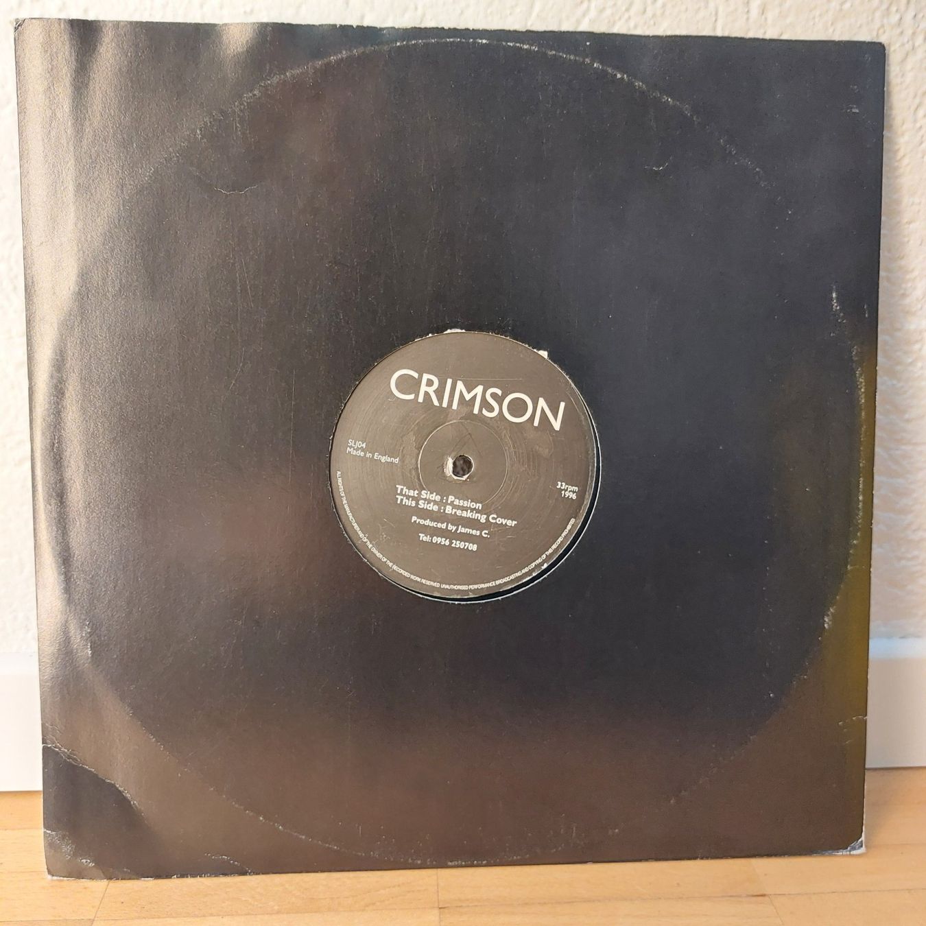 Dischi in vinile: Crimson - Passion / Breaking Cover 12" UK 1996 – Usato da Würenlingen venduto da oli_ccy5