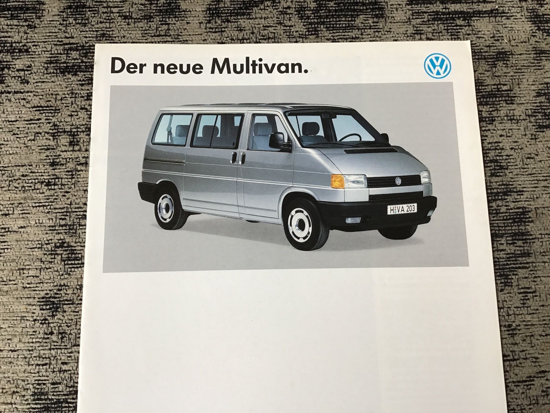 VW Documents: VW Multivan Verkaufsprospekt 8 Seiten August 1991 – D'occasion à Scherzingen par Starseller62