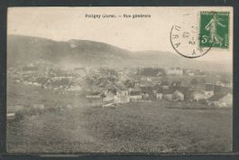 Carte P de 1913 ( Poligny / Vue générale )