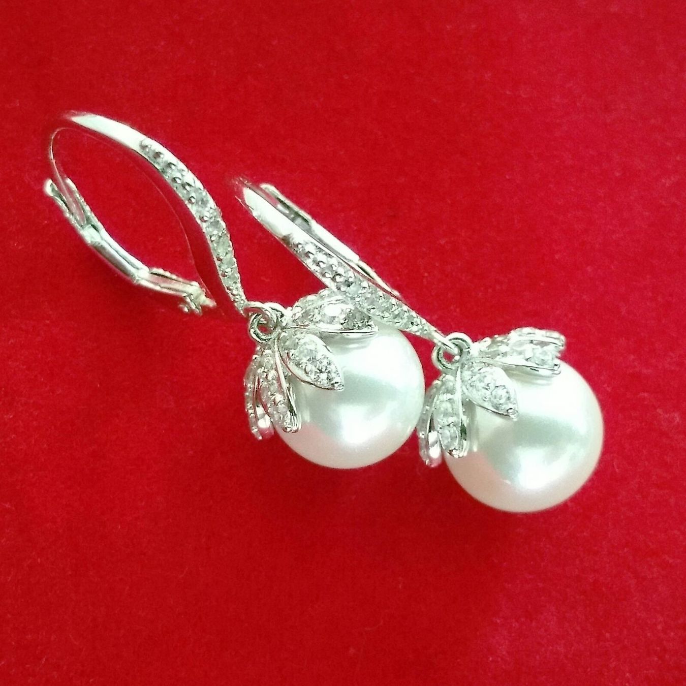 Orecchini pendenti & Orecchini a lobo: Montalin 925 Silber Ohrringe echte Muschelkernperlen – Nuovo e nell'imballaggio originale da Zürich venduto da Montalin2 7