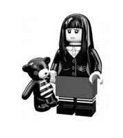 Lego minifiguren série 12, la fille effrayante
