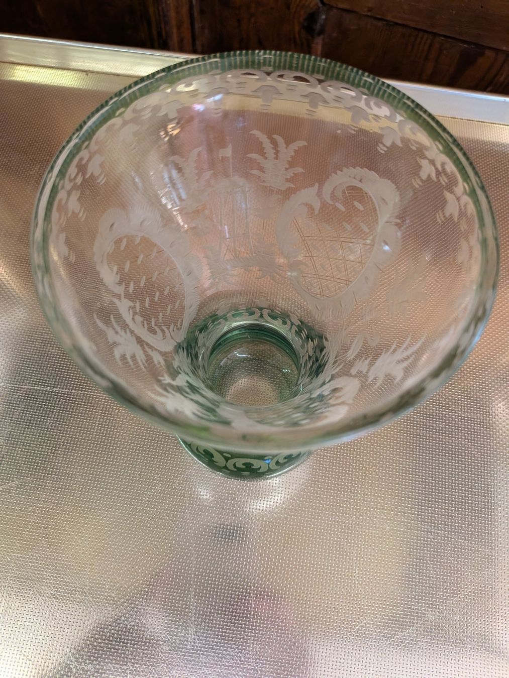 Vasi & Recipienti: Antike Vase, Glasvase vermutlich Böhmen ? – Usato da Emmen venduto da magelan 1