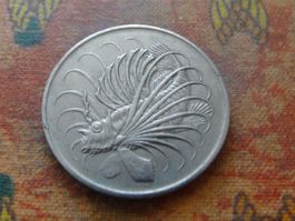 SINGAPOUR  50  Cents  1972