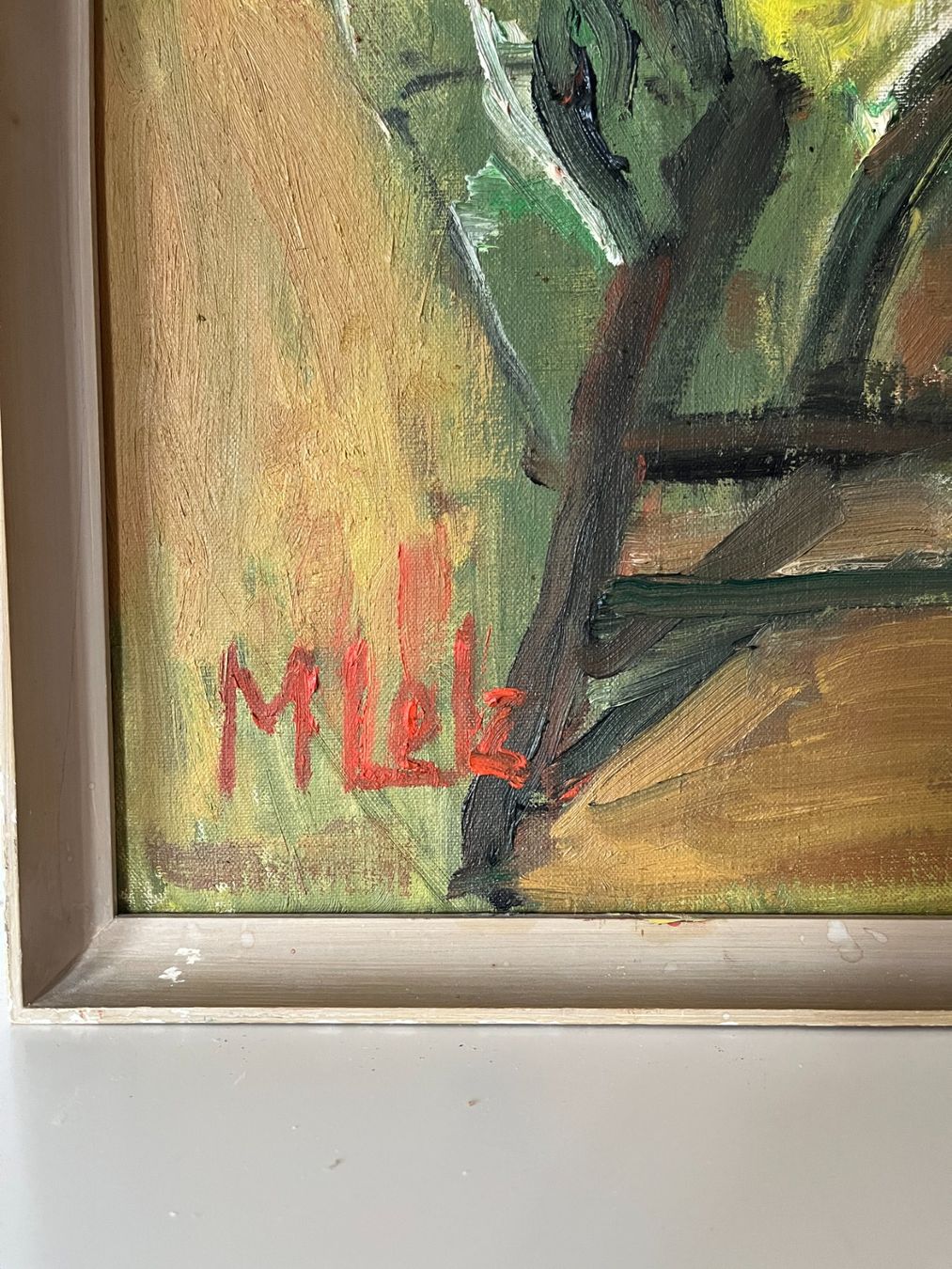 Dipinti: Blumenstillleben Ölgemälde, handsigniert, Herbstfarben! – Usato da Zürich venduto da Dmbz 3