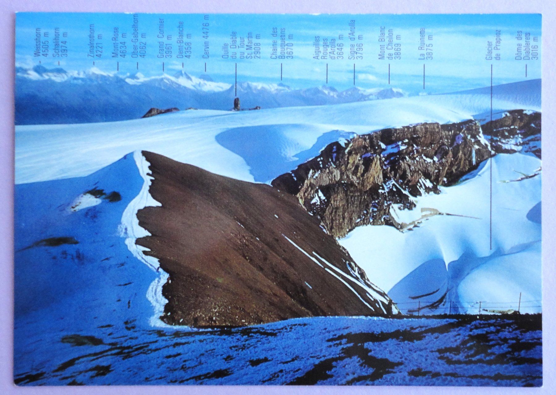 Ansichtskarten: Glacier des Diablerets – Gebraucht aus Fétigny von Billy2miny