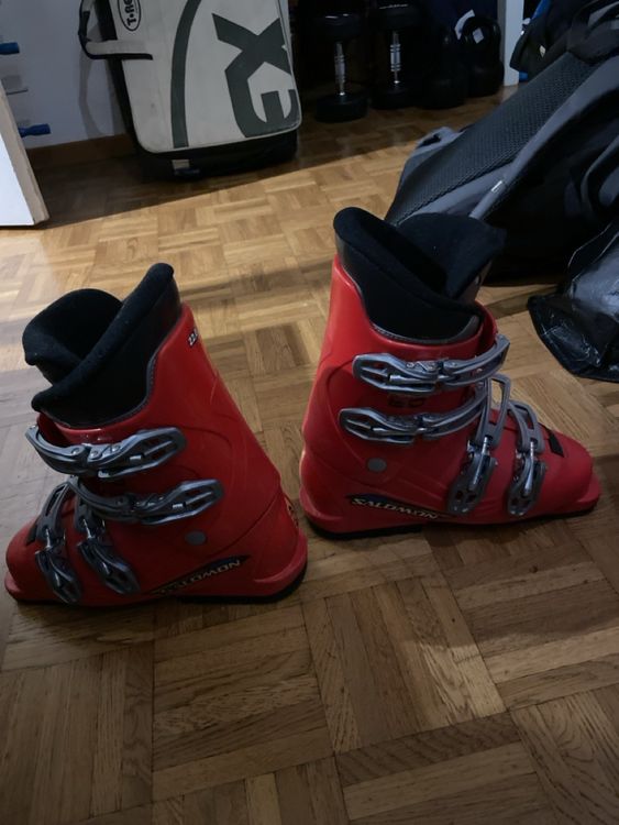 Salomon Chaussures garçon: Chaussures de ski Salomon 22.0 d’occasion – D'occasion à Genève par captus 2
