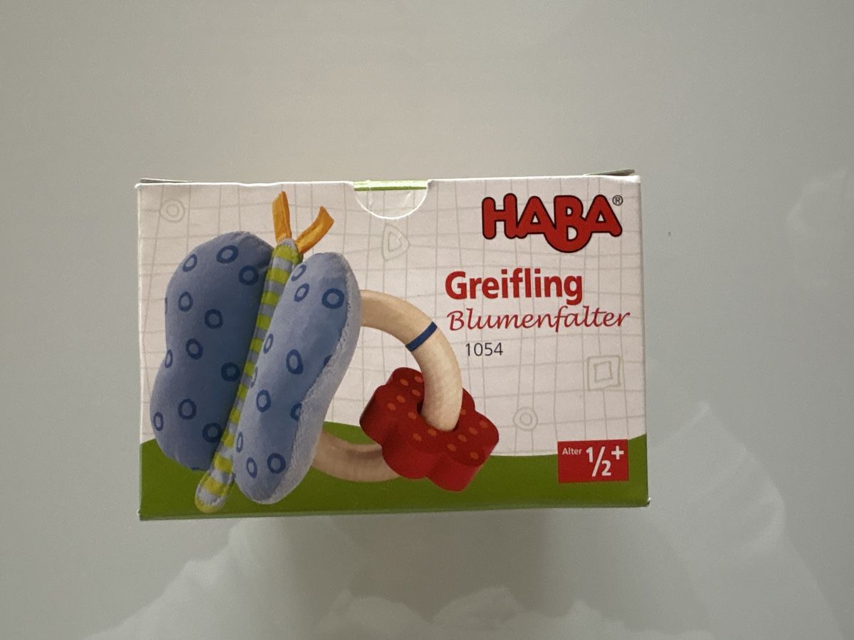 Haba Giocattoli: Haba 1054 Greifling Blumenfalter – Nuovo e nell'imballaggio originale da Luzern venduto da Glitzer76 1