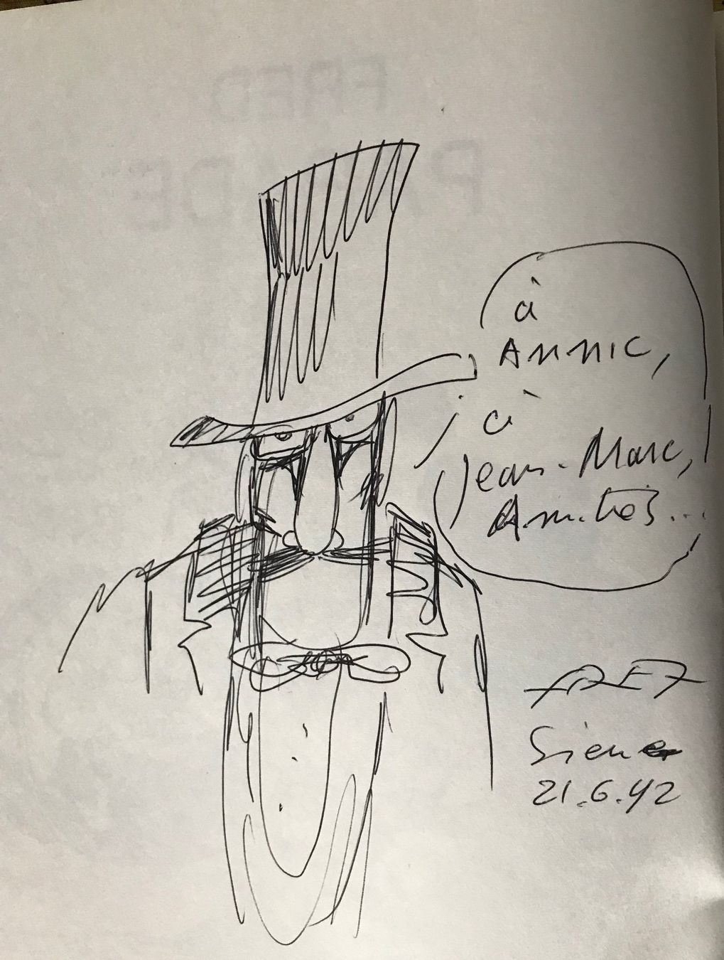 Comics: PARADE - de Fred (avec dédicace et dessin) – Gebraucht aus Commugny von MCapital 1