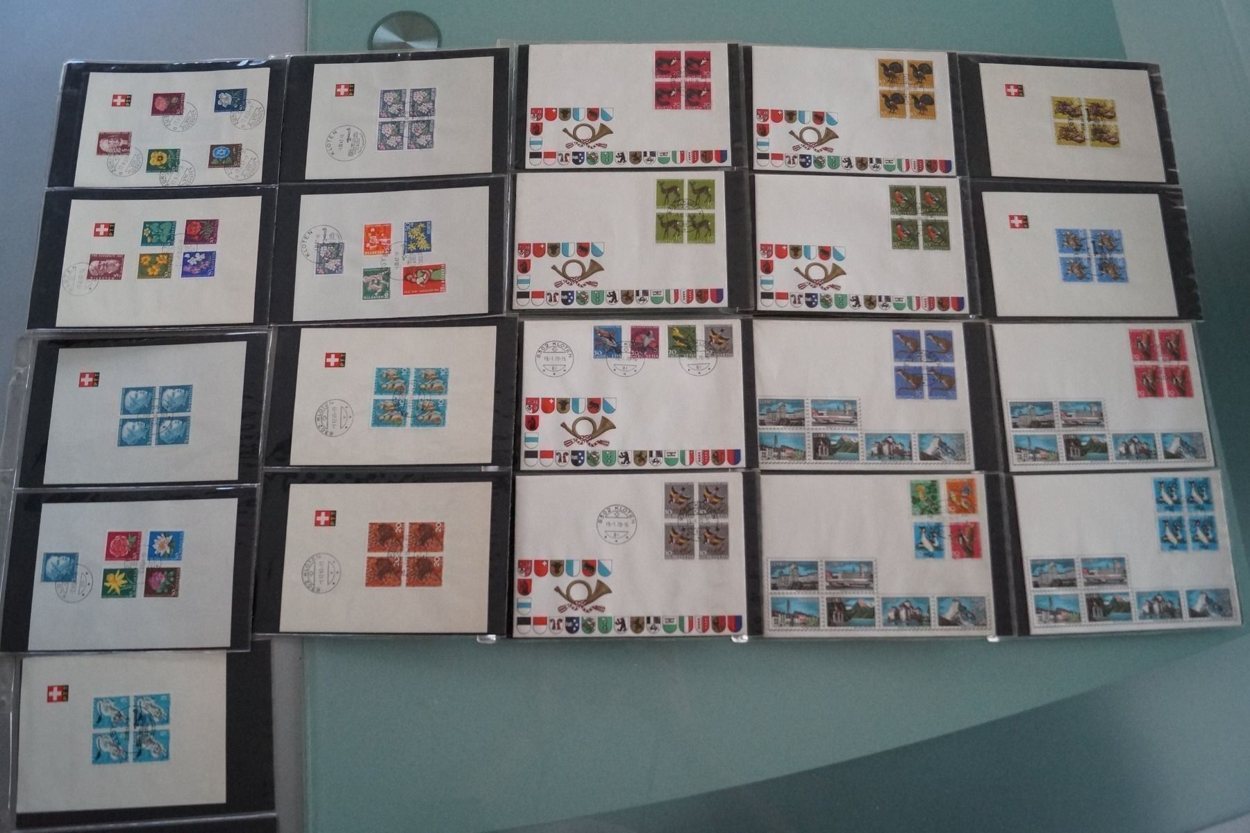 Tutti i francobolli: Pro Juventute Briefmarken Kollektion – Usato da Nürensdorf venduto da Jx3p