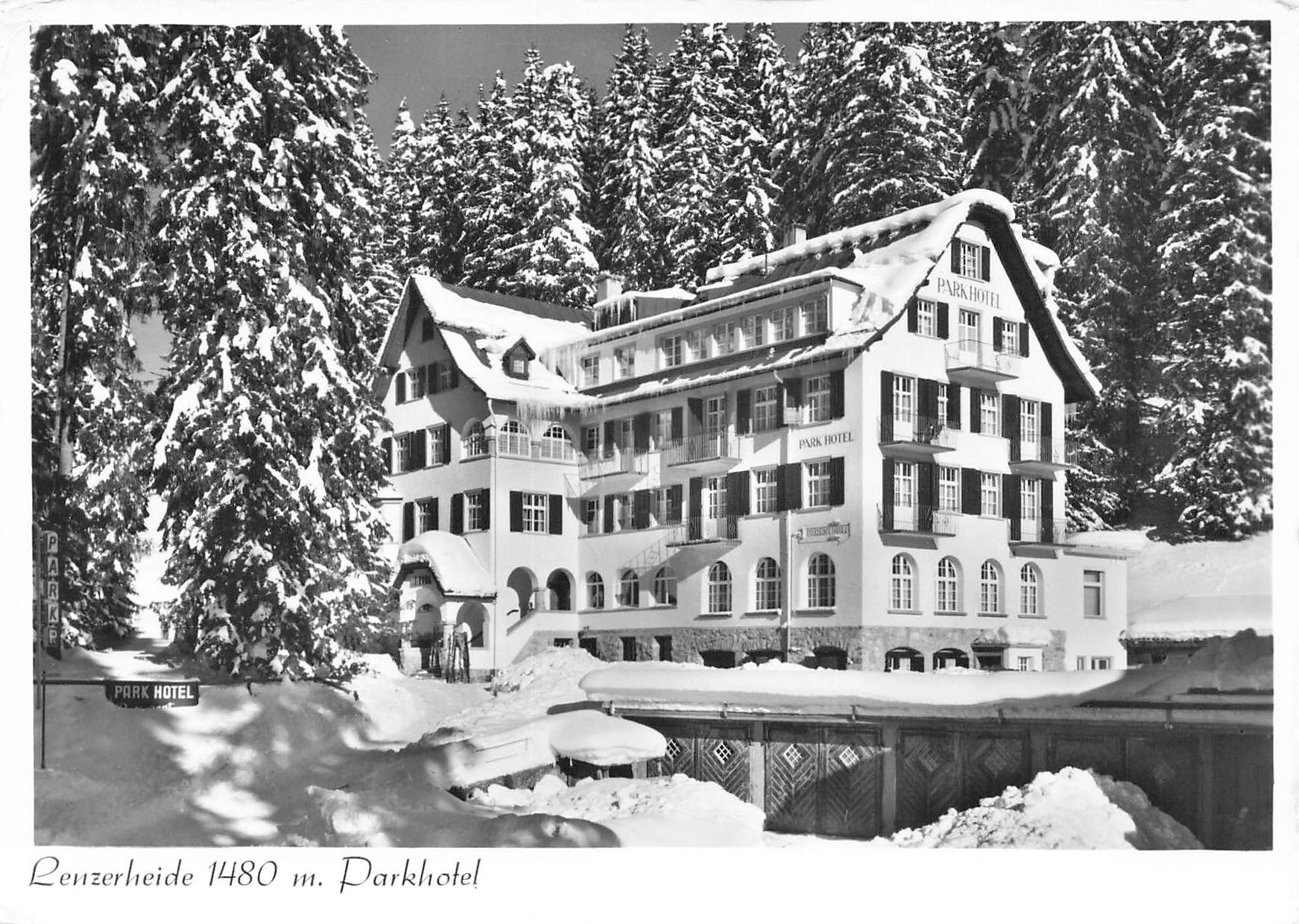 Cartoline postali: Lenzerheide (GR) Parkhotel G – Usato da Biasca venduto da Blenio71