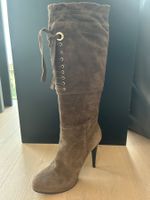 Braune Wildlederstiefel,  Herbst/Winter Must-have!