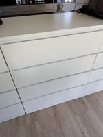 IKEA MALM Kommode mit 4 Schubladen – Weiss, 80 × 100 cm