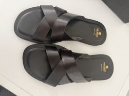 NAVYBOOT Leder-Sandalen Herren Gr. 43 – Neu & ungetragen – 